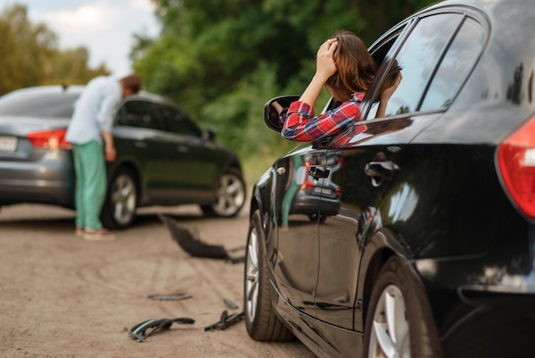 Car Accident Sedans