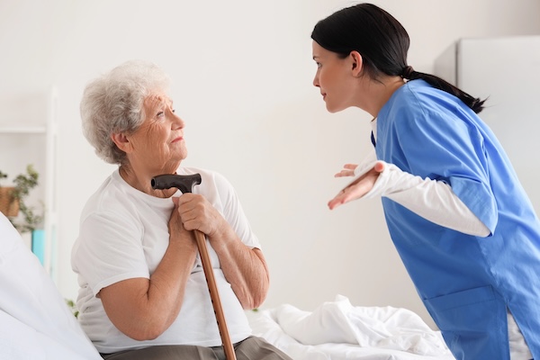 Nursing Home Nurse Not Cooperating